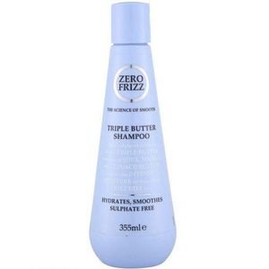 Zero Frizz Triple Butter Shampoo Hydrates, Smoothes Sulfate Free 355 Ml