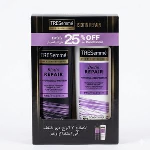 Tresemmé Biotin Repair Shampoo 400 ml + Conditioner 400 ml (offer 25% Off)
