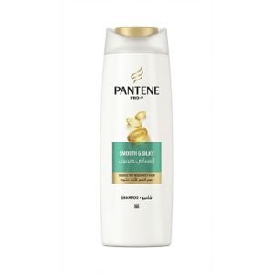 1-288.jpg Pantene Smooth & Silky Shampoo for Frizz-Free, Soft & Manageable Hair - 600 ml - الصورة 1
