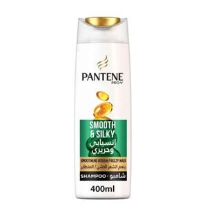 Pantene Pro-V Shampoo Smooth & Silky for Rough and Frizzy Hair - 400 ml