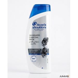 Head & Shoulders Anti-Dandruff Shampoo (Oxygenated Charcoal Detox) – 600ml For Deep Pore Cleansing