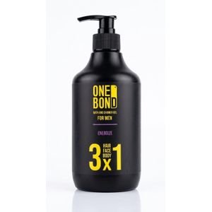 One Bond For Men 3-in-1 Shower Gel face wash, body wash, and shampoo – ENERGIZE – 500ml