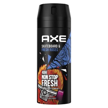 AXE SKATEBOARD & FRESH ROSES BODYSPRAY 150ML