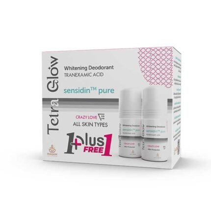 Tetra Glow Whitening Deodorant Roll On - Crazy Love - Promo Pack (1+1)