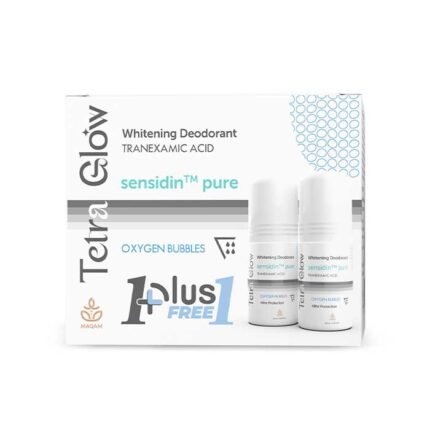 Tetra Glow Whitening Deodorant Roll On - Oxygen Bubbles - Promo Pack (1+1)