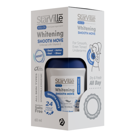 StarVille Roll-on Antiperspirant Whitening Smooth Move 60ml