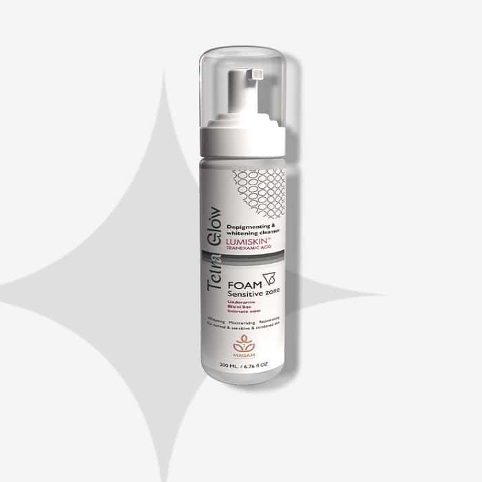 Tetra Glow Sensitive Zone Whitening Foam (200 ml)