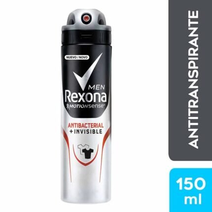 Rexona Men Antiperspirant Spray Anti-bacterial Invisible — 150ml