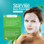 ⁦StarVille Acne-prone Skin Face Mask⁩ - الصورة ⁦4⁩