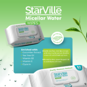 ⁦StarVille Micellar Water Wipes 25 pcs⁩ - الصورة ⁦4⁩