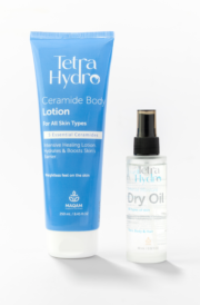 ⁦Tetra Hydro Ceramide Body Lotion + Tetra Hydro Dry Oil.⁩ - الصورة ⁦2⁩