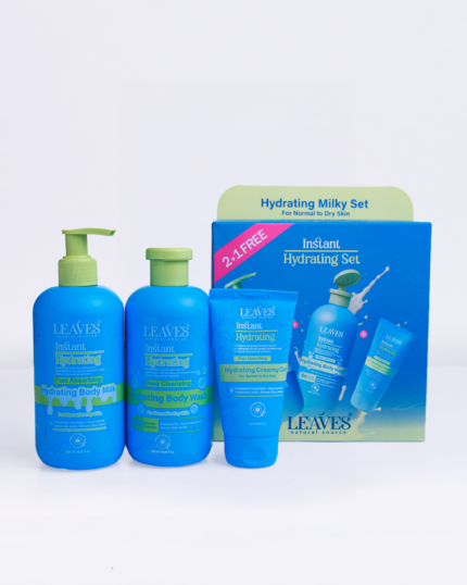 Leaves مجموعة الترطيب الكاملة للوجه والجسم