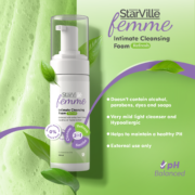 ⁦StarVille Femme Intimate Cleansing Foam Refresh 150 ml⁩ - الصورة ⁦3⁩