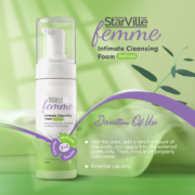 ⁦StarVille Femme Intimate Cleansing Foam Refresh 150 ml⁩ - الصورة ⁦2⁩