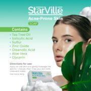 ⁦Starville Acne Prone Skin Soap 100 gm⁩ - الصورة ⁦4⁩
