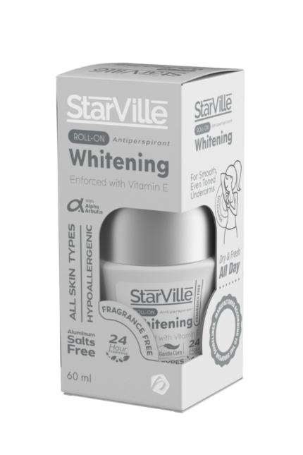 Starville Whitening Roll On Fragrance Free 60 ml