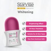 ⁦Starville Whitening Roll on Light Pink with Coconut Scent 60 ml⁩ - الصورة ⁦4⁩
