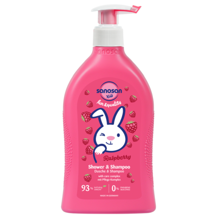 Sanosan Shower & Shampoo Raspberry 400 ml