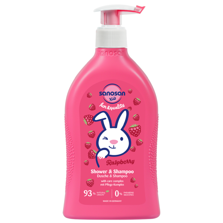 Sanosan Shower & Shampoo Raspberry 400 ml
