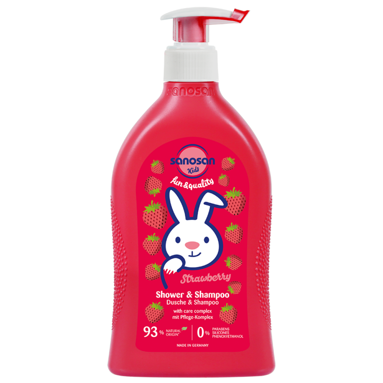 Sanosan Shower & Shampoo Strawberry 400 ml